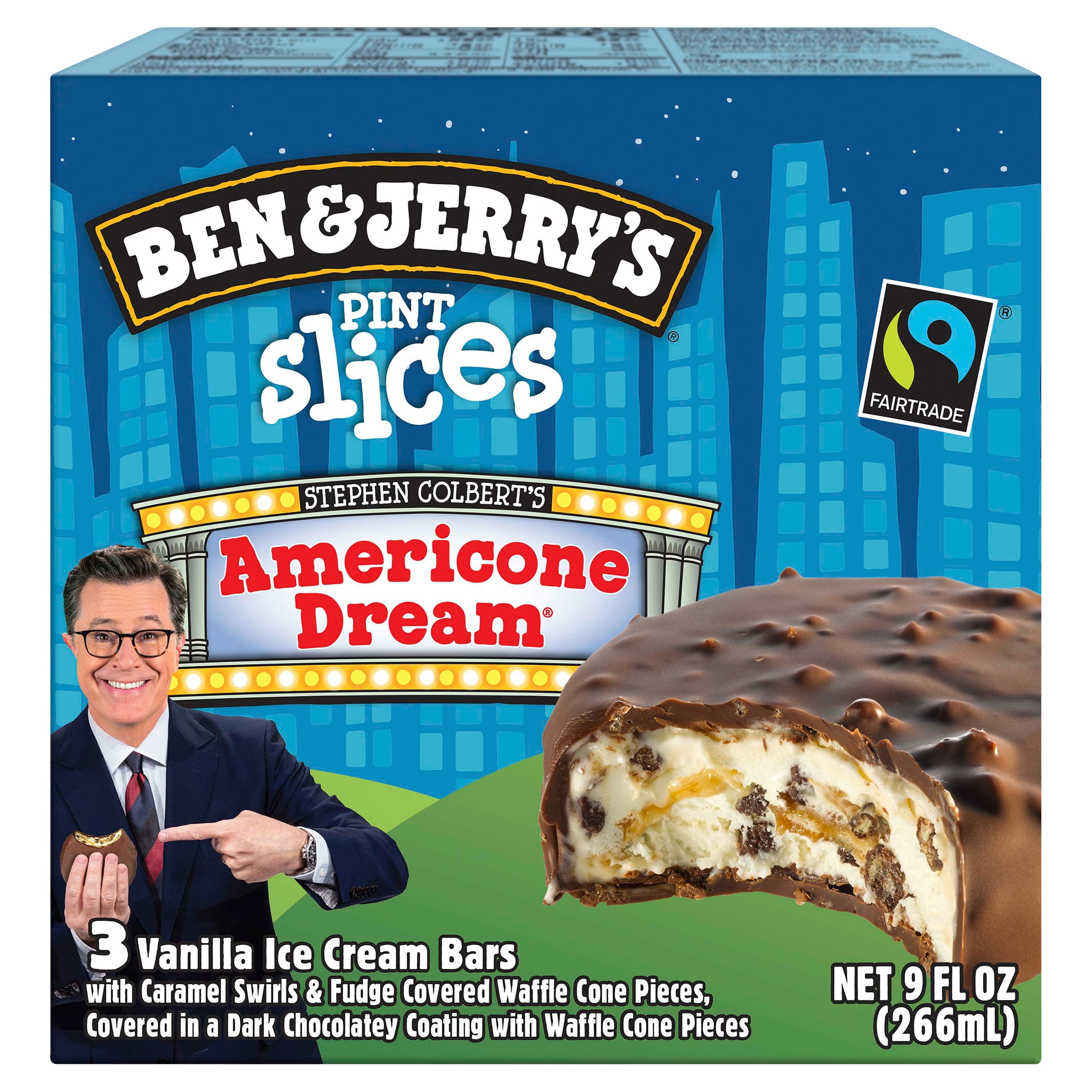Ben Jerrys B j Americone Dream Pint Slice Walmart