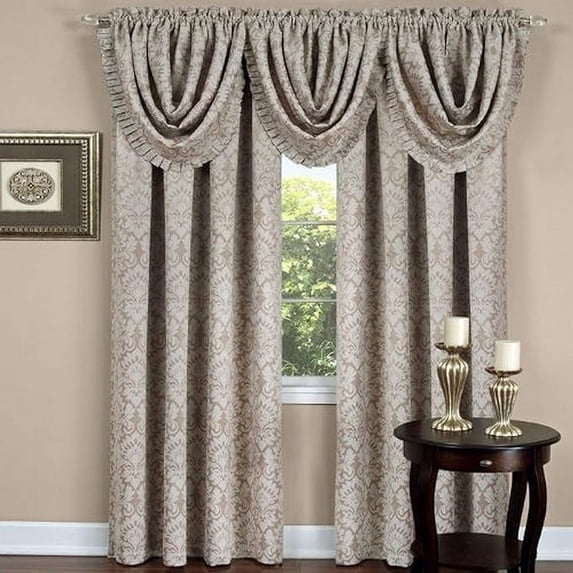 Ben&Jonah Collection Sutton Window Curtain Panel 52x63 - Tan
