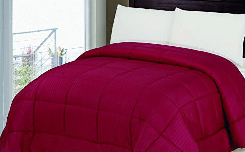 Ben&Jonah Designer Plush King Sateen Stripe Blankets -Blue main image 1