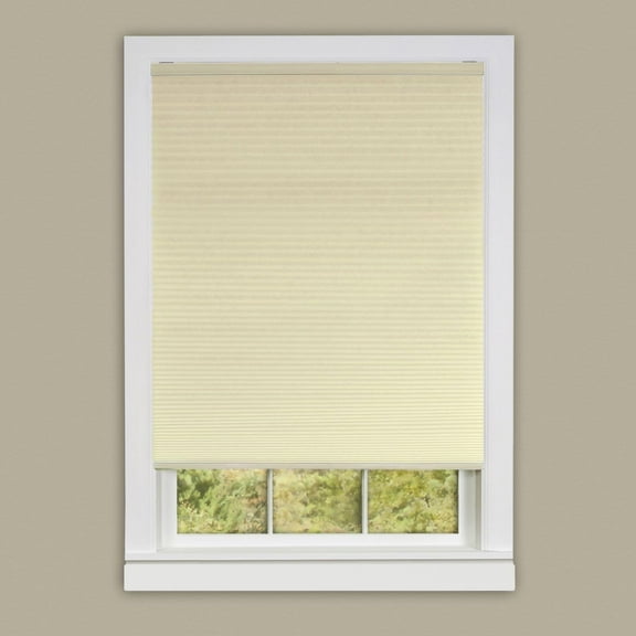 Ben&Jonah Park Avenue Collection Cordless Honeycomb Cellular Pleated Shade 30x64 - Alabaster