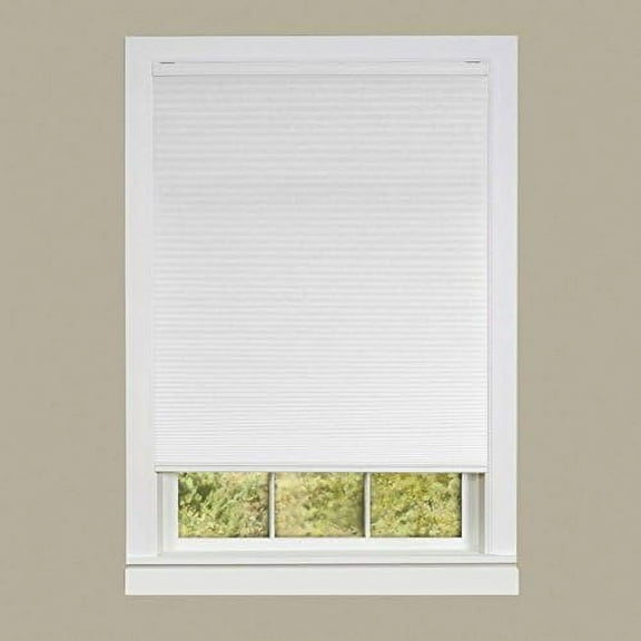 Ben&Jonah Park Avenue Collection Cordless Honeycomb Cellular Pleated Shade 31x64 - White