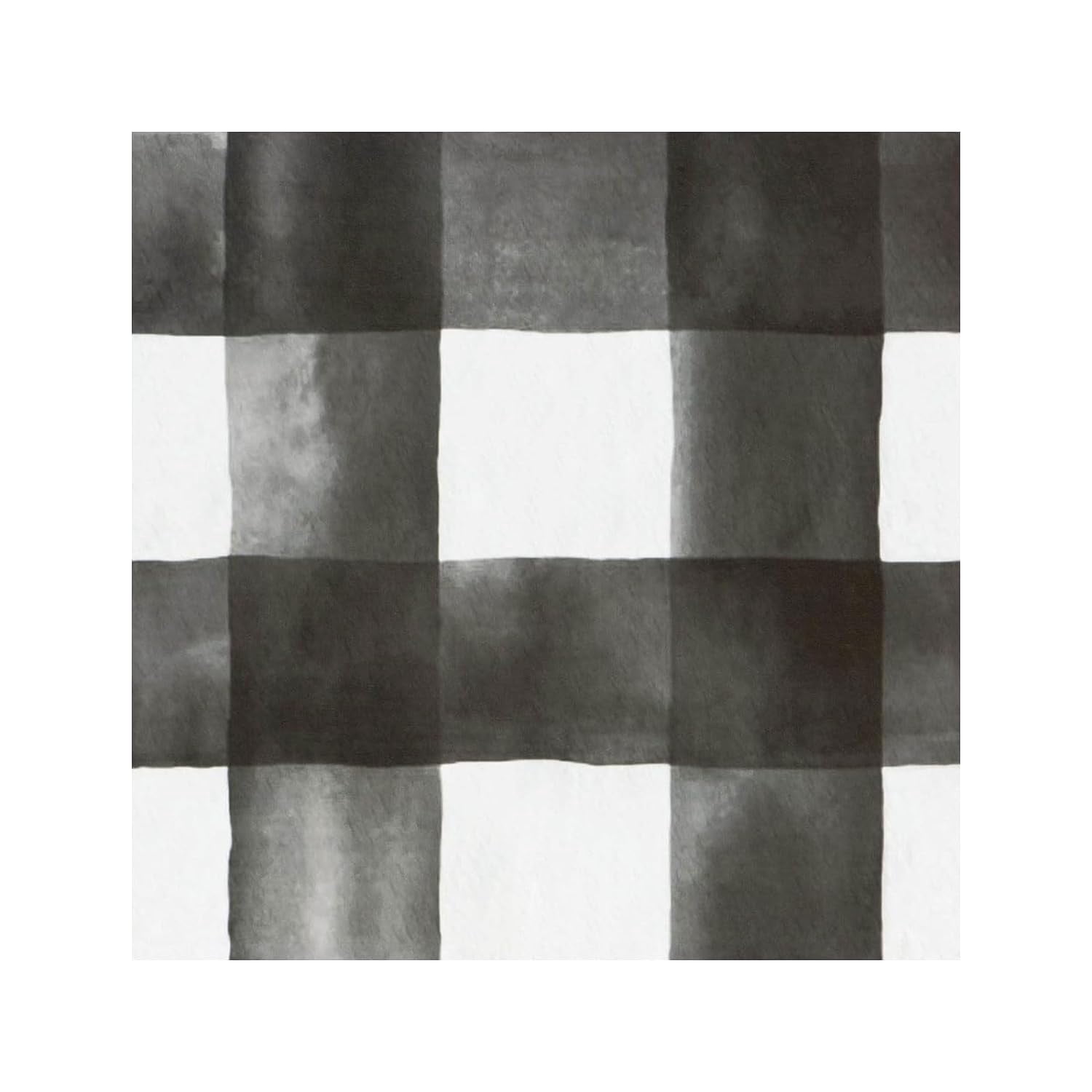 Ben & Jonah Self Adhesive Vinyl Floor Tiles - Watercolor Check Geometric Pattern | Peel & Stick, Water Resistant, DIY (Do It Yourself) Flooring | 12x12 Inch, 1.5mm Thick