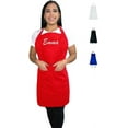 thumbnail image 1 of Ben Kaufman Sales Custom Monogrammed Adjustable Bib Kitchen, Gardening Apron with Two Front Pockets, 1 of 5
