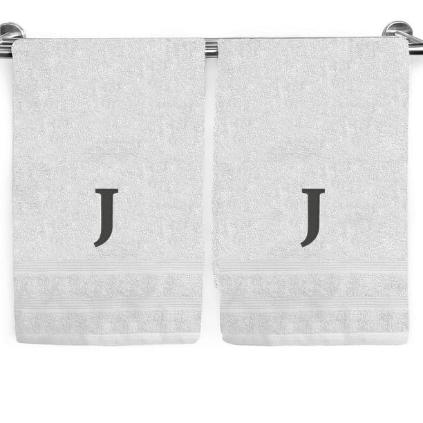 Ben Kaufman Sales Custom Monogrammed Hand Towels for Bathroom Set