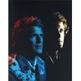 thumbnail image 1 of Ben Murphy in Flower Polo in Blue Lighting Portrait Photo Print (8 x 10), 1 of 1
