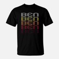 thumbnail image 1 of Ben Retro Wordmark Pattern Style TShirt, 1 of 2