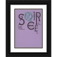 thumbnail image 1 of Ben Rosen 14x18 Black Ornate Wood Framed Double Matted Museum Art Print Titled - Evening (1964), 1 of 5