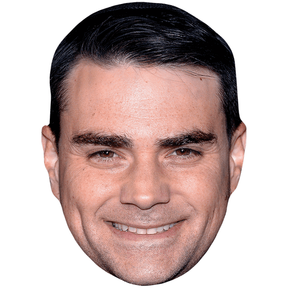 Ben Shapiro (Smile) Celebrity Mask, Flat Card Face, Fancy Dress Mask