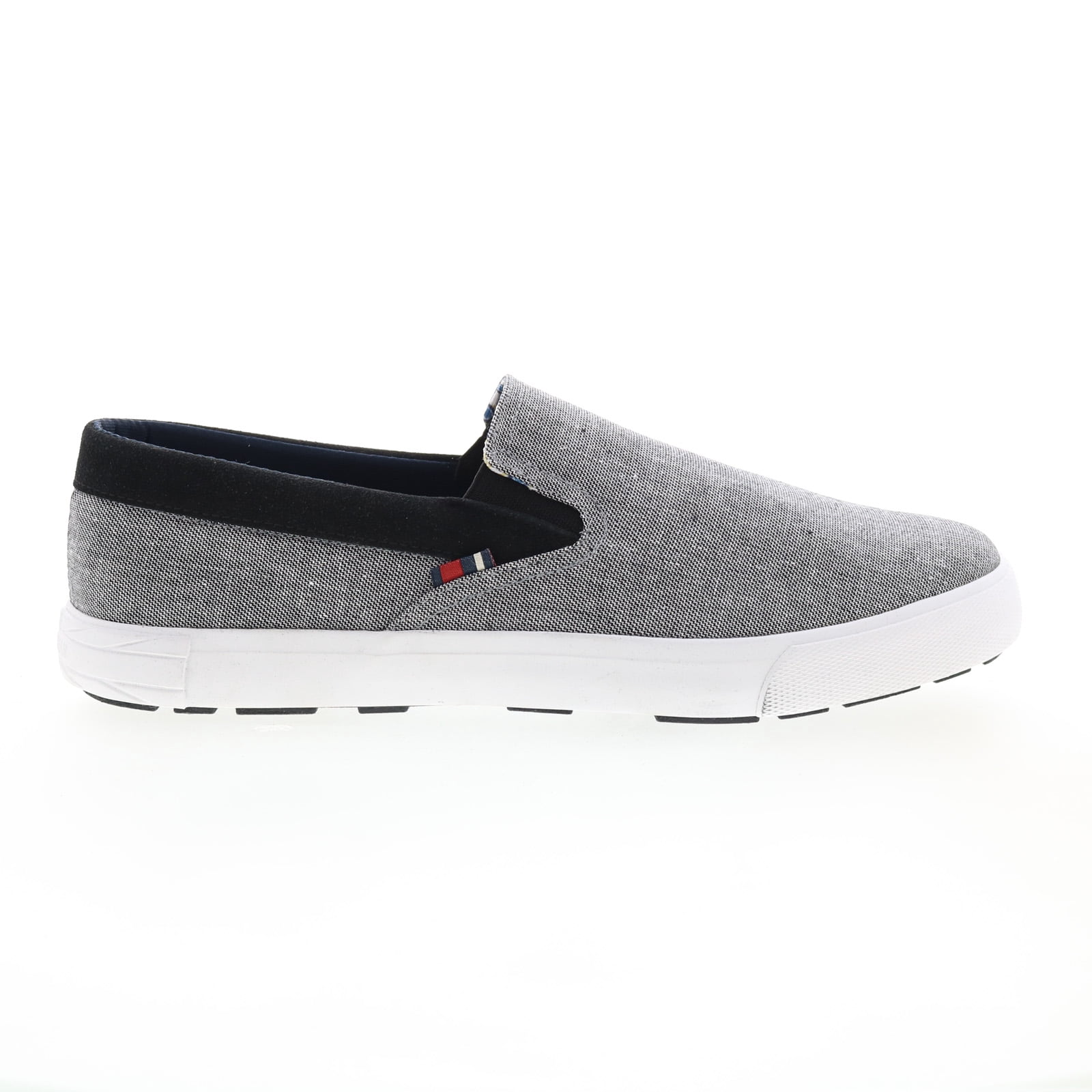 Ben Sherman Percy slip on sneakers Mens 9 Amazon.com | Ben Sherman Percy Laceless White Cotton EU 42.5  main image 2