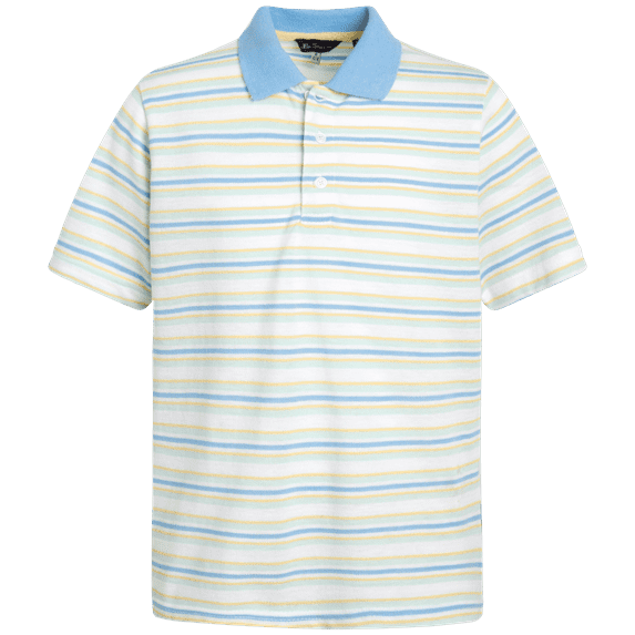 Ben Sherman Boys' Polo Shirt - Classic Fit Short Sleeve Pique Polo - Comfort Stretch Golf Shirt (8-18)