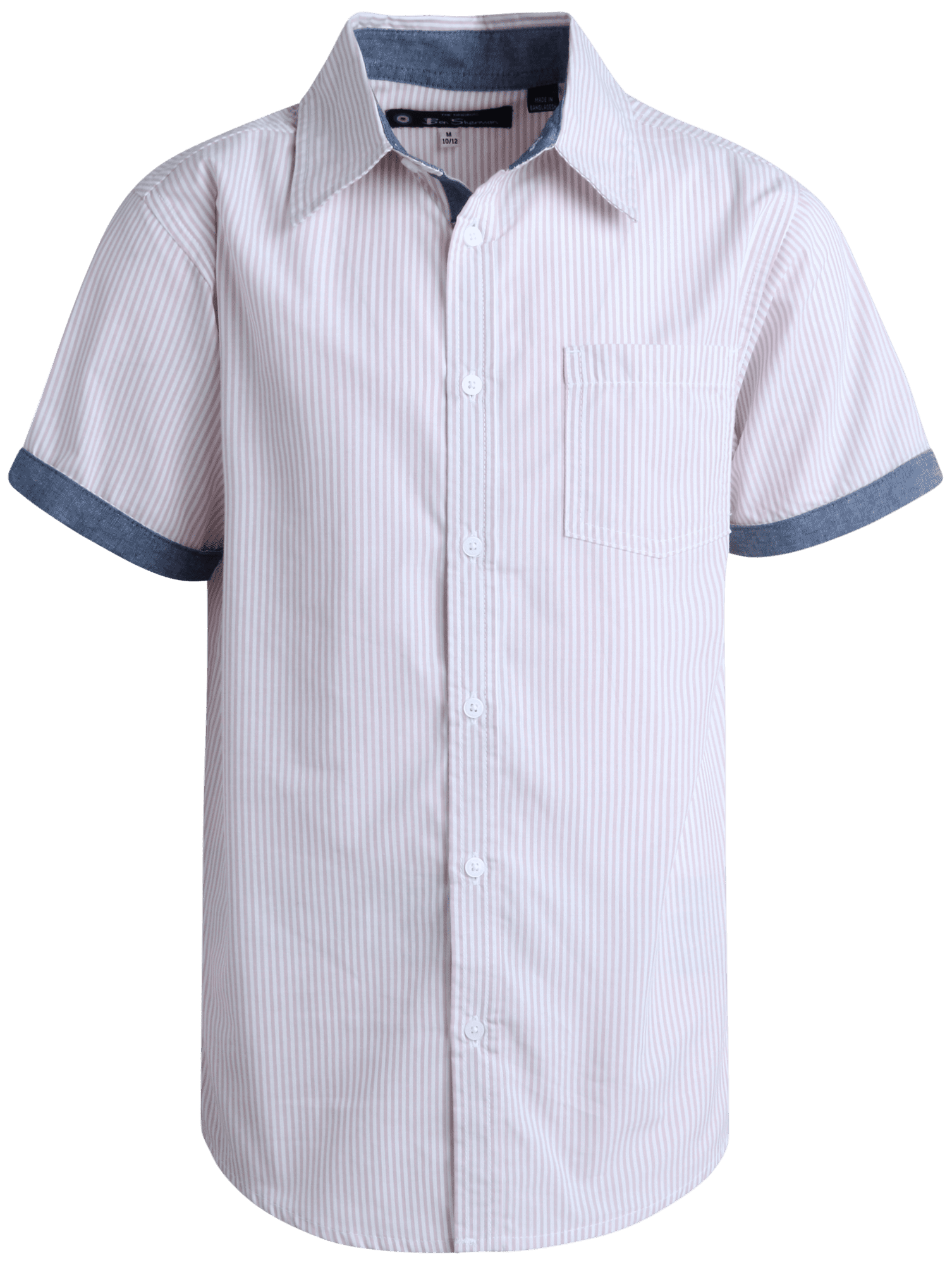 Hawaii Sport Linen Man Shirt Short Sleeve White Pink – 7 Camicie