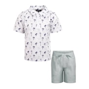 Ben Sherman Clothes Boys  2-Piece Tech Polo Short Outfit Set   Includes Short Sleeve Polo Shirt & Shorts, Comfortable Everyday Clothing for Baby, Toddler, Little & Big Boys Sizes 12M-14