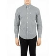 thumbnail image 1 of Ben Sherman - Gingham Mens Button-Up Long Sleeve Shirt Black X-LG, 1 of 1