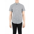 thumbnail image 1 of Ben Sherman - Gingham Mens Button-Up Short Sleeve Shirt Black X-LG, 1 of 1