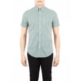 thumbnail image 1 of Ben Sherman - Gingham Mens Button-Up Short Sleeve Shirt Forest Green X-LG, 1 of 1