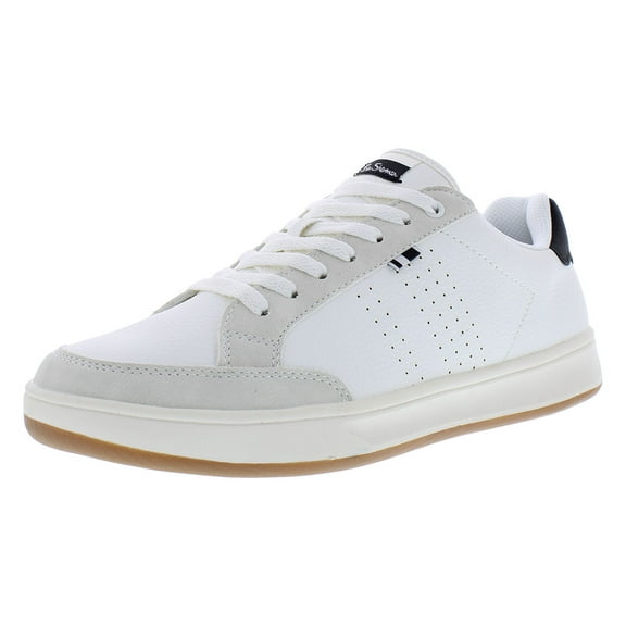 Ben Sherman Martin Mens Shoes Size 9, Color: White/Black/Whisperwhite/Gum