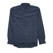 Ben Sherman Men Variegated Mod/Classic Fit Button Down Shirt Small, Storm Blue