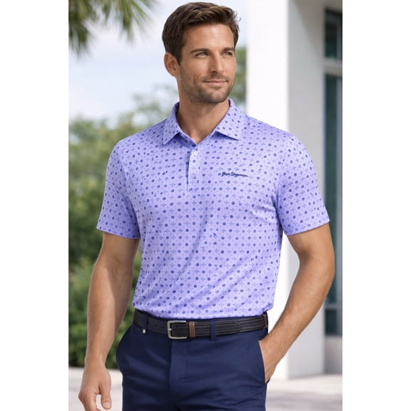 Ben Sherman Men's Sport Shirt - Color Purple - Size XL