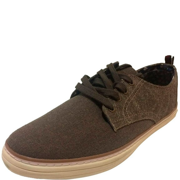 Ben Sherman Mens Brahma Derby Low Top Canvas Sneakers 13M