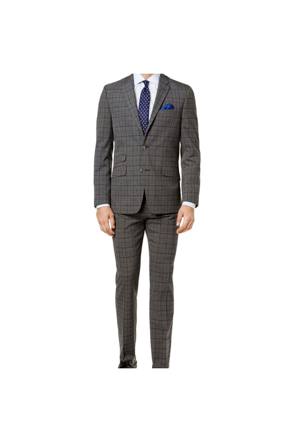 Mens Comfort Formal Tuxedo, Grey, 38 Regular / 32W x UnfinishedL