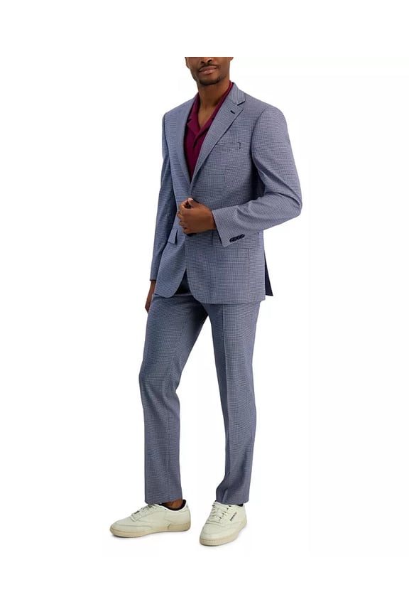 Mens Slim fit 2 Piece Suit 36 S Pants 30 / 30 Blue