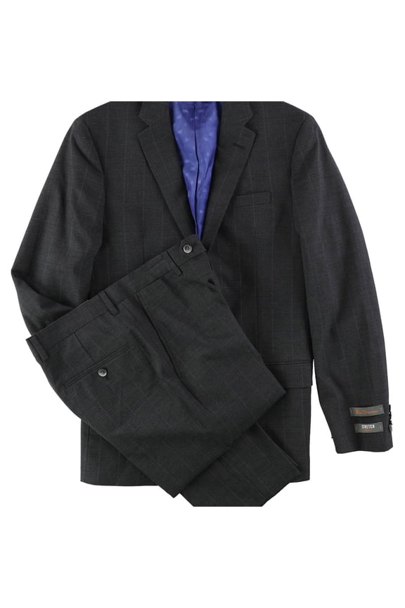 Mens Stretch Formal Tuxedo, Grey, 38 Regular / 32W x UnfinishedL