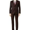 thumbnail image 1 of Ben Sherman Mens Stretch Formal Tuxedo, Red, 36 Short / 30W x UnfinishedL, 1 of 4