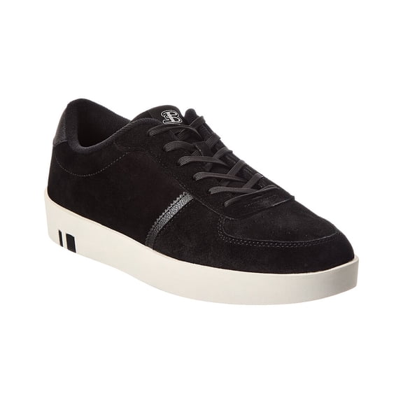 Ben Sherman Richmond Suede Oxford Sneaker, 10, Black