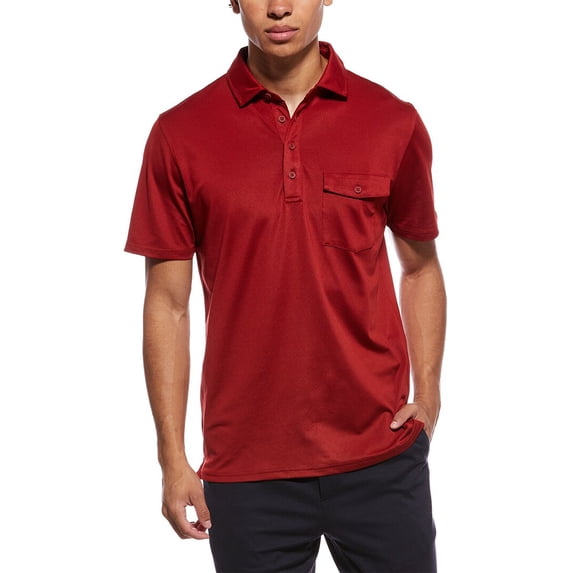 Ben Sherman mens Air Pique Sports Fit Polo Shirt, m, Red