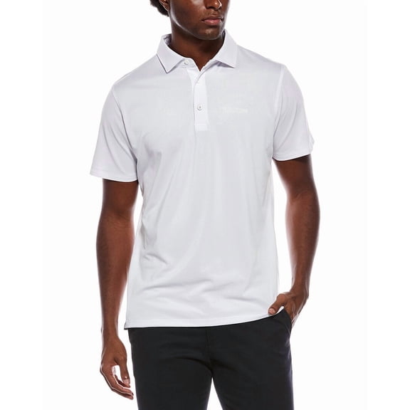 Ben Sherman mens  Solid Air Pique Sports Fit Polo Shirt, XL, White