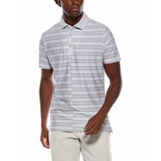 Ben Sherman mens Stripe Colorblock Tech Polo Shirt, s, Gray