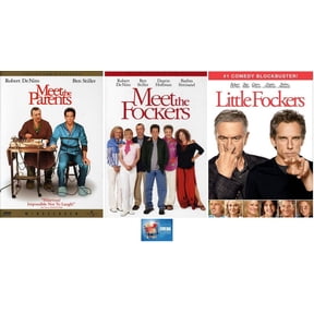 Ben Stiller Triple Feature MEET THE PARENTS, MEET THE FOCKERS, & LITTLE FOCKERS Includes Movie Time Art Card