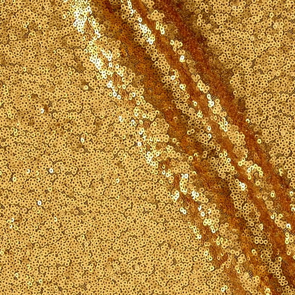 Ben Textiles Glitz Sequin & Mesh, Yard, Gold
