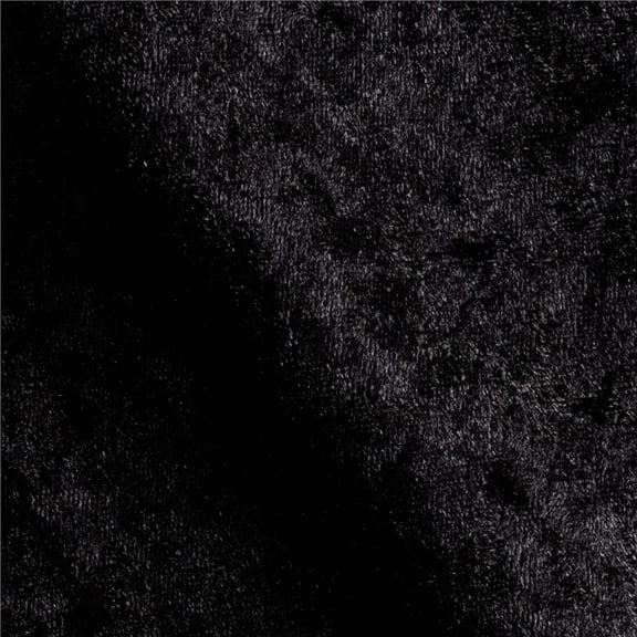Ben Textiles Stretch Panne Velvet Velour Fabric, Black, Fabric by the yard