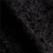 بن المنسوجات تمتد Panne Velvet Velour Fabric ، أسود ، قماش بجانب الفناء