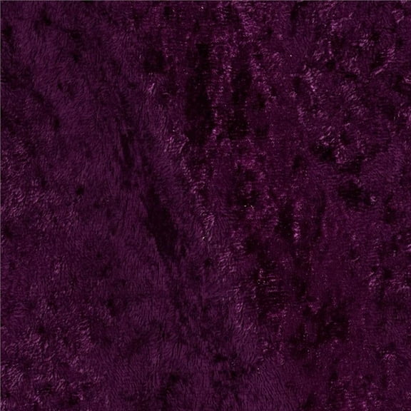 Ben Textiles Stretch Panne Velvet Velour, Yard, Plum