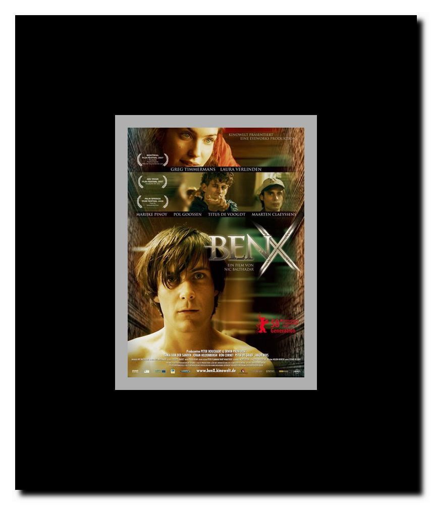 Ben X Framed Movie Poster