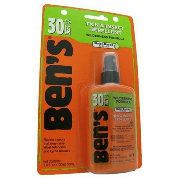 Ben's 30% Deet Insect Repellent Spray, 3.4 oz (Pack of 3)