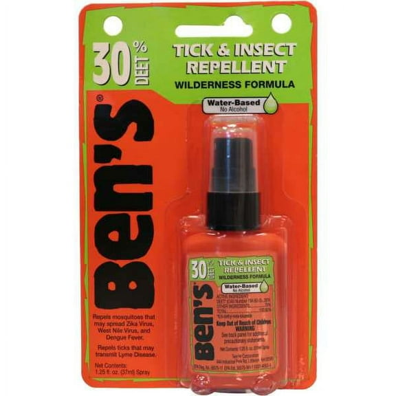 Ben's 30 Tick & Insect Repellent 1.25 oz. Pump Spray