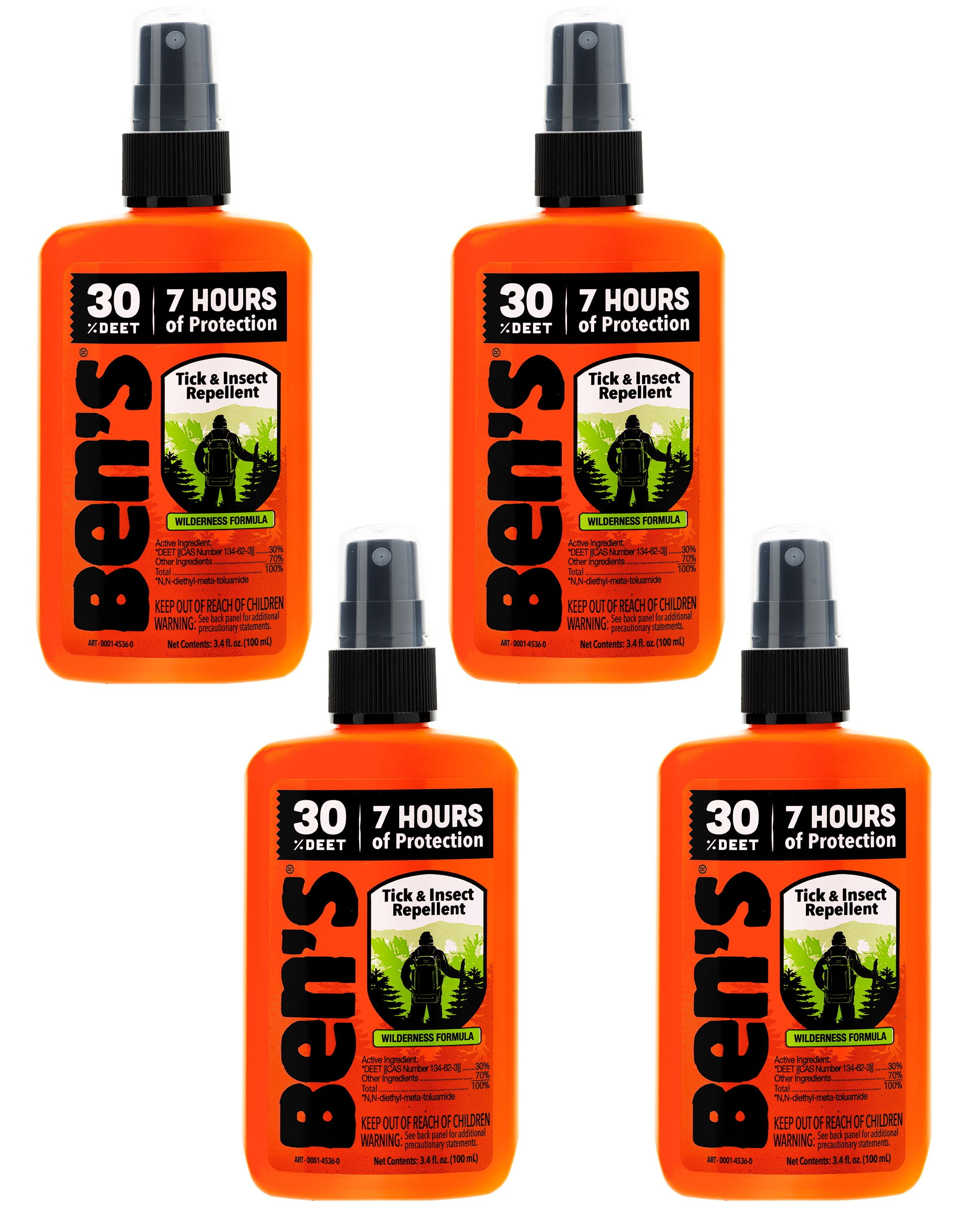 Ben's 30 Tick & Insect Repellent 3.4 oz Pump Spray Tick & Mosquito