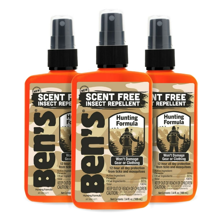 Ben&rsquo;s Hunting Formula - Tick &amp; Mosquito Repellent for Up to 12 