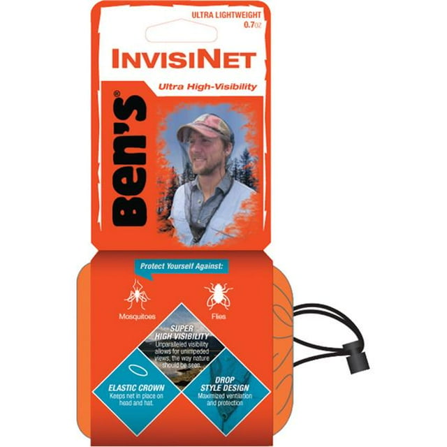 Ben's InvisiNet Insect Repellent Head Net - Walmart.com