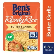 Ben's Original Butter and Garlic Flavored Ready Rice Easy Dinner Side 8.8 Ounce Pouch (Pack of 2)