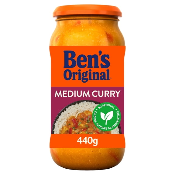 Ben's Original Medium Curry Sauce 440G, Imported from Britain