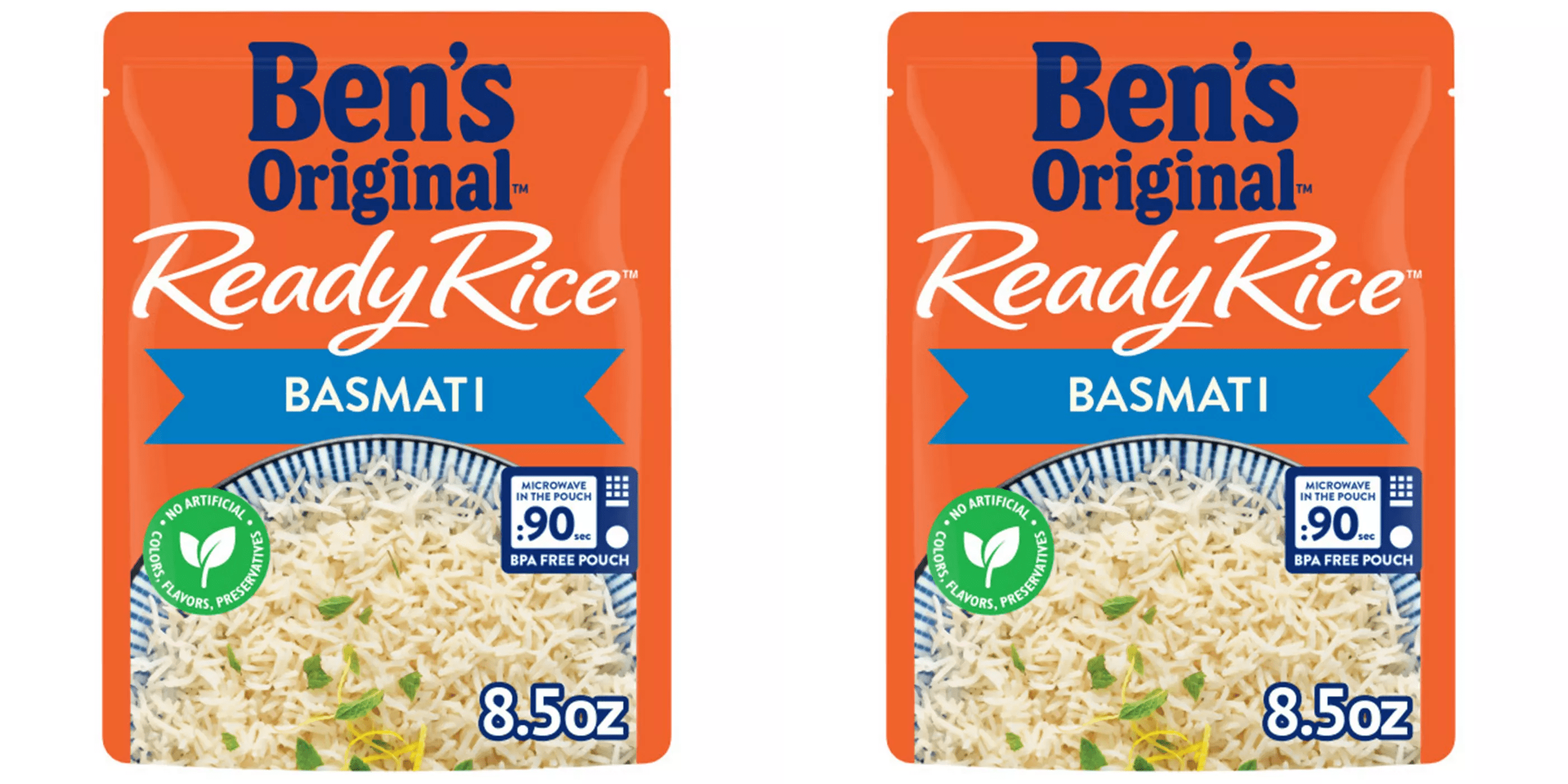 Ben's Original Ready Rice Basmati Rice, 8.5 oz - Pack of 2 - Grocery ...
