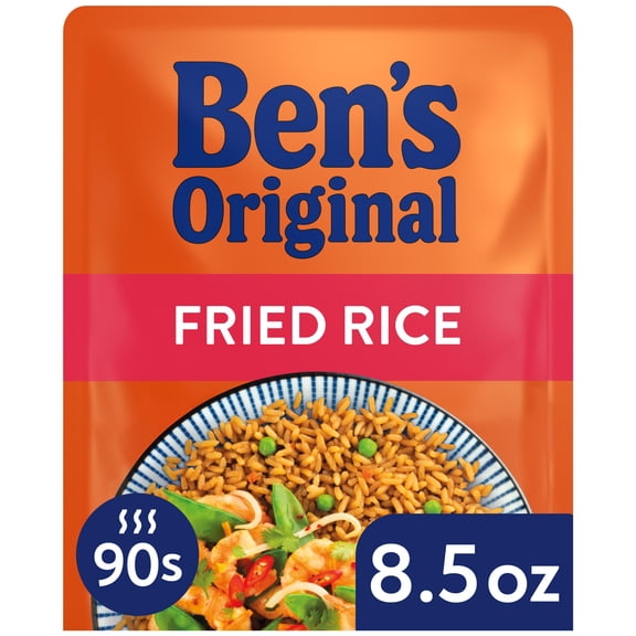 Ben's Original Ready Rice Fried Rice, With Peas and Carrots, 8.5 oz Pouch