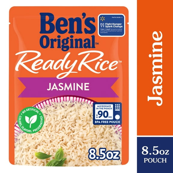 Ben's Original Ready Rice Jasmine Rice, Easy Dinner Side, 8.5 Ounce Pouch
