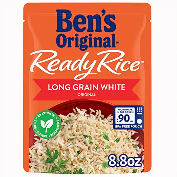 Ben's Original Ready Rice Long Grain White Rice Easy Dinner Side (Pack of 5)
