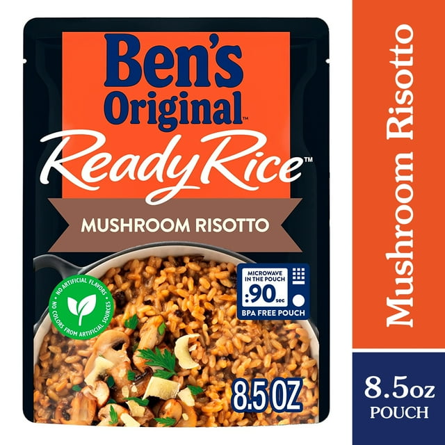 Ben's Original Ready Rice Mushroom Risotto Flavored Rice, Easy Dinner