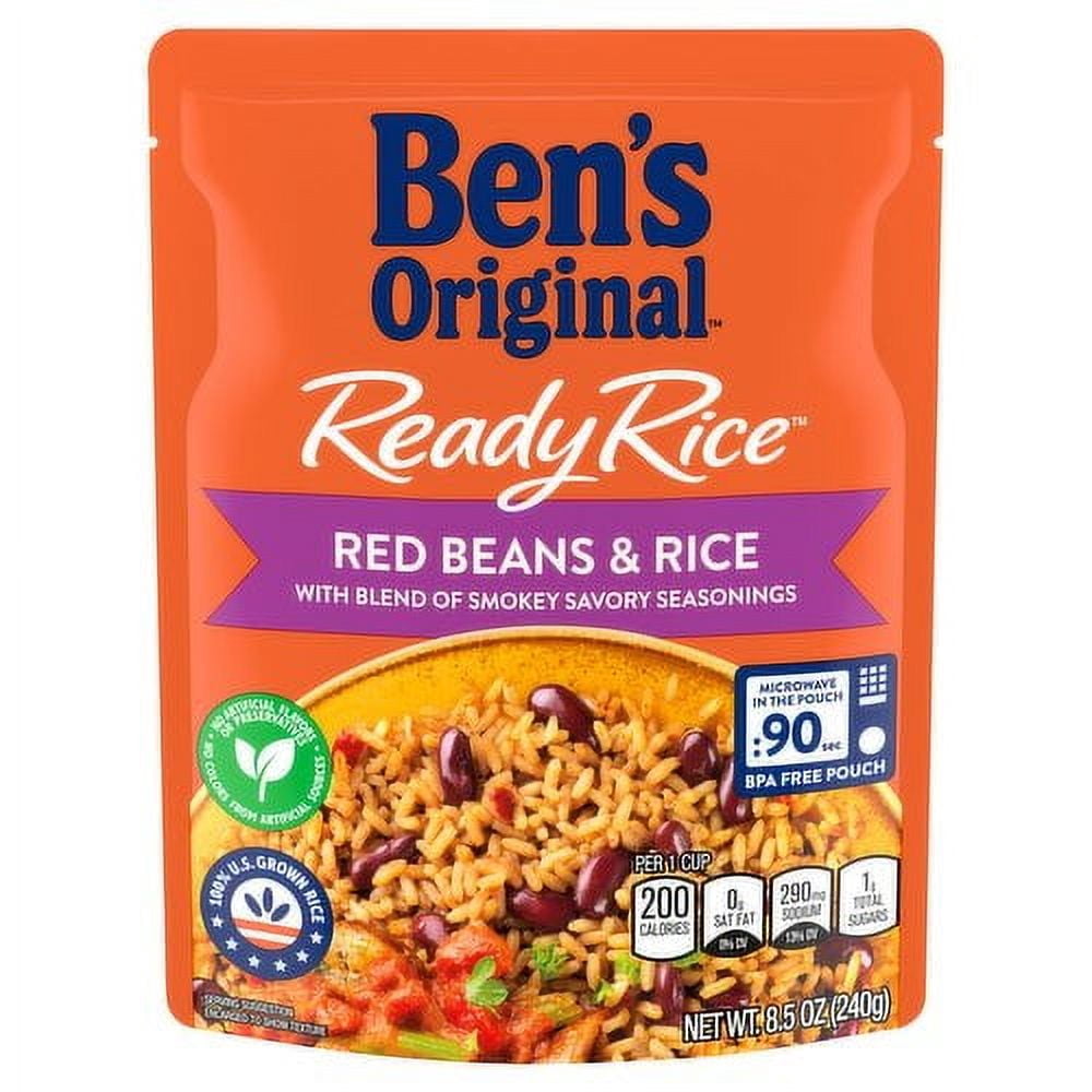 Ben's Original Ready Rice Red Beans and Rice Flavored Rice 8.5 oz ...